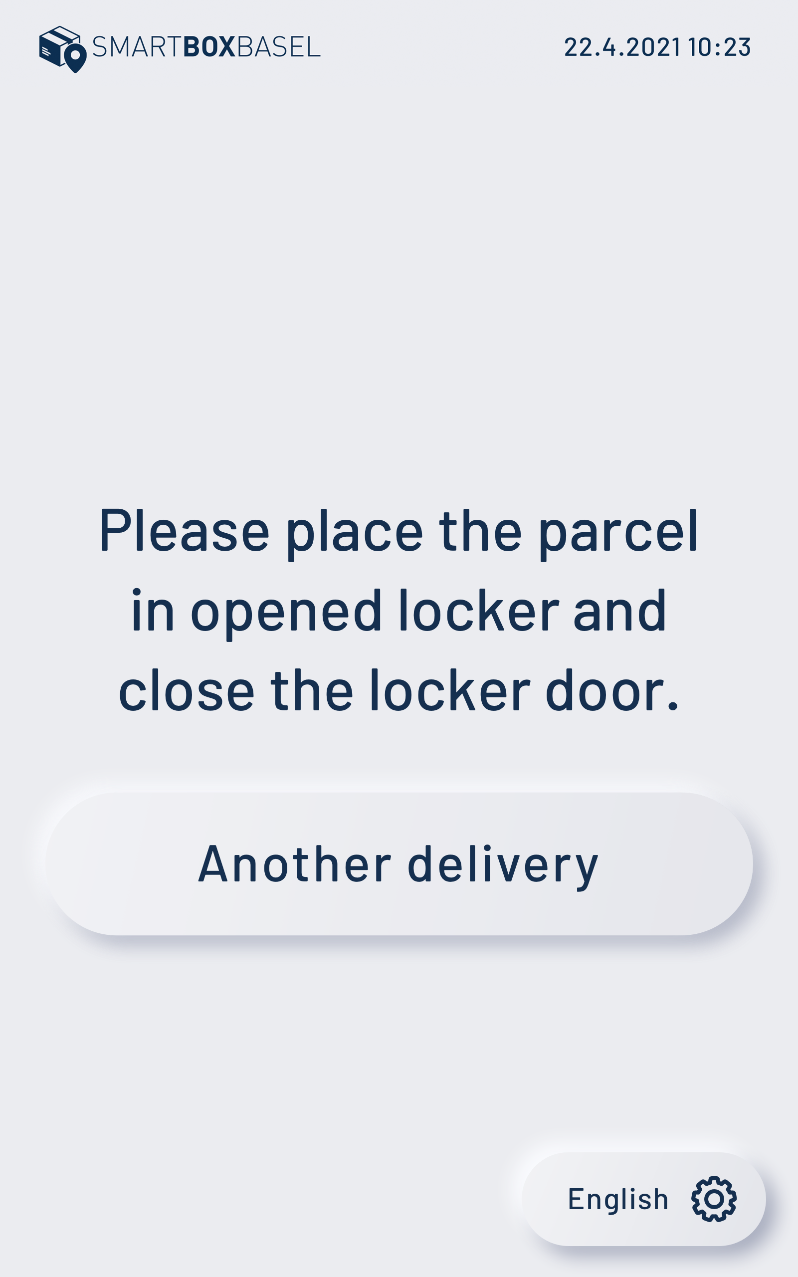 Place parcel notification